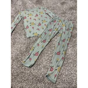 Kyte Baby Bamboo Floral Long Sleeve/Pant Set, Size 7T
